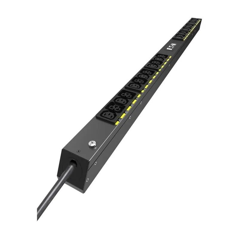 Multipresa Eaton EVBAFC20A 24 prese 22.5U monofase verticale alluminio nero