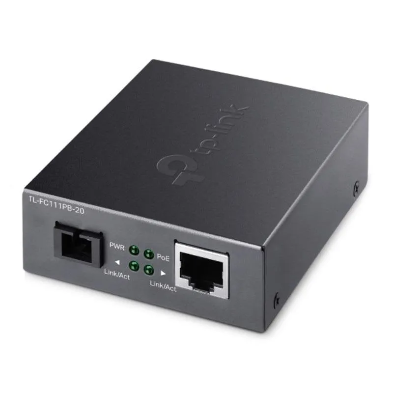Scheda di Rete TP-Link FC111PB-20 RJ45 SC Single-Mode 100 Mbit/s PoE 20 km