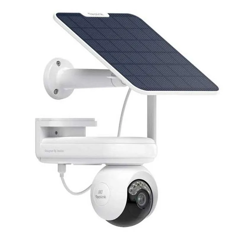 Videocamere di sorveglianza REOLINK Atlas B660 4K Visione Notturna Esterna Pannello Solare IA