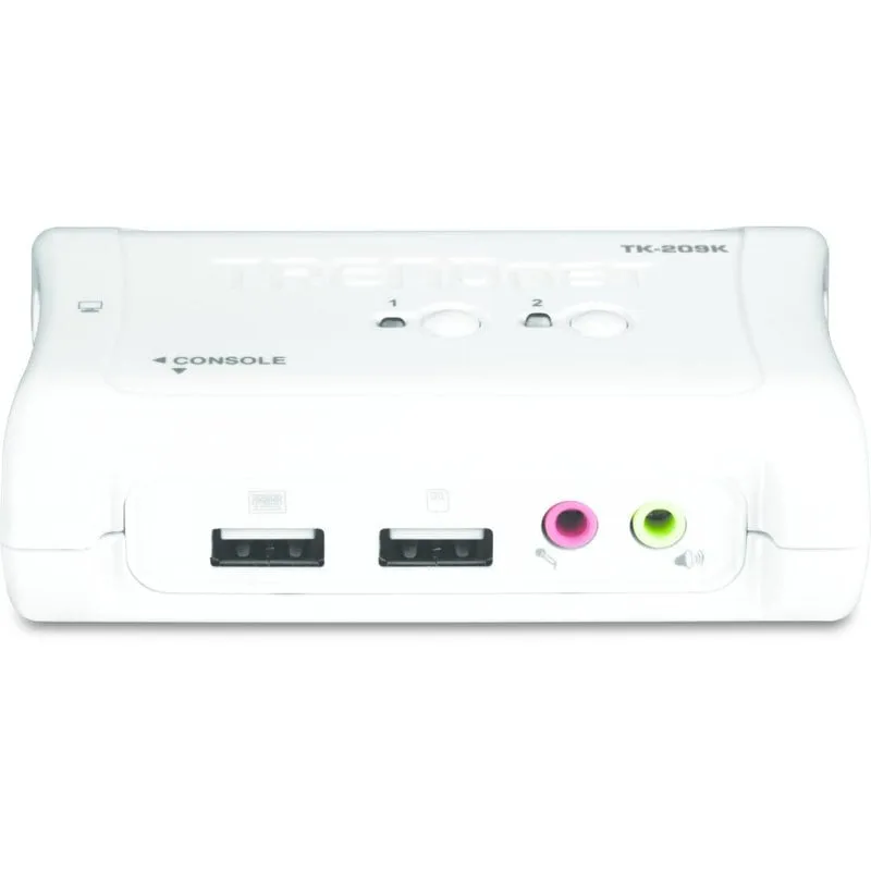 Switch KVM TRENDnet TK-209K 2 Porte USB VGA Audio Hotkey