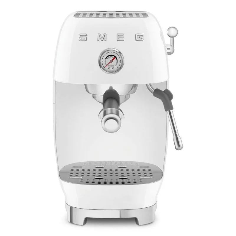 Caffettiera Espresso SMEG ECF03WHEU 1,4L 15 bar con vaporizzatore bianca