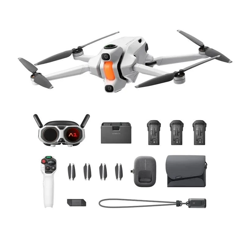 Drone INSTA360 Antigravity A1 Infinity Bundle volo immersive 360° ultra leggero bianco