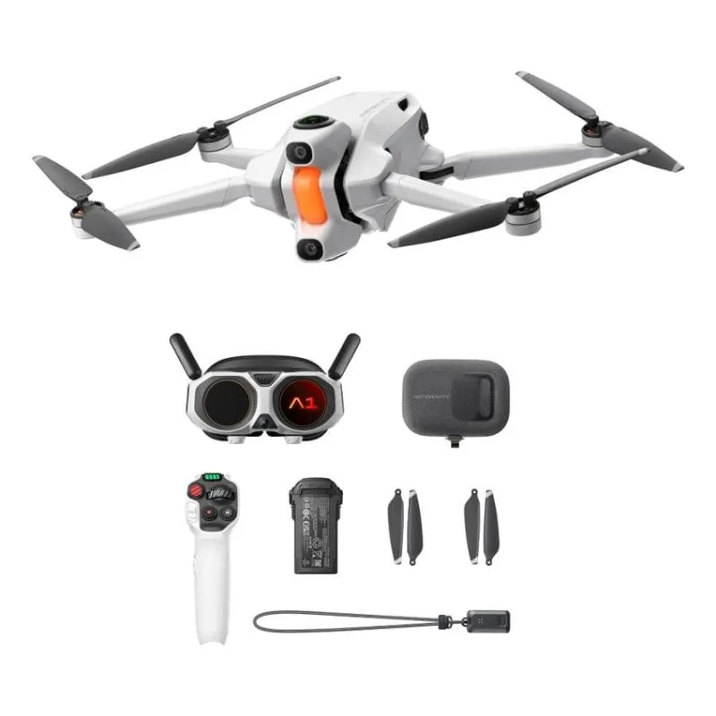 Drone INSTA360 Antigravity A1 Standard Bundle 55MP 8K 360° Bianco RTF Grip Goggle