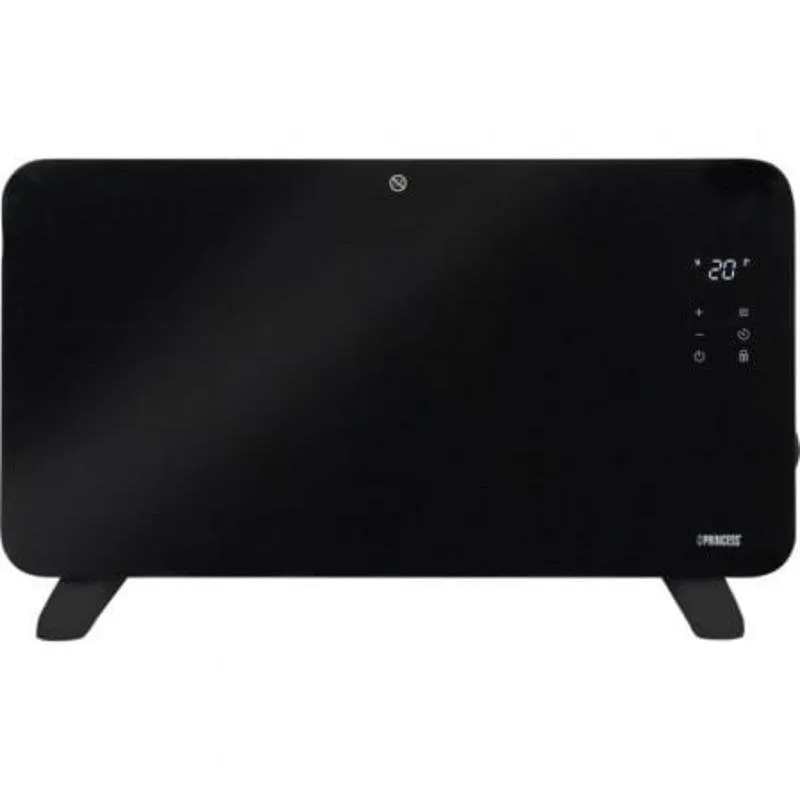 Riscaldatore parete Princess 348415 1500W Wifi vetro nero silenzioso
