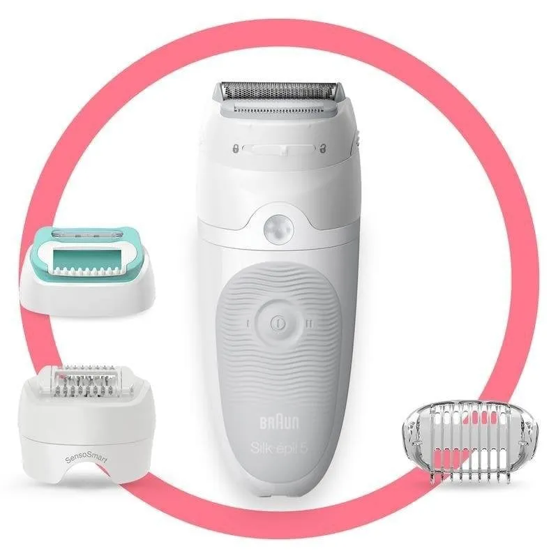 Epilatore Braun Silk-epil 5 81770430 Senza Fili 2 Velocita Wet & Dry