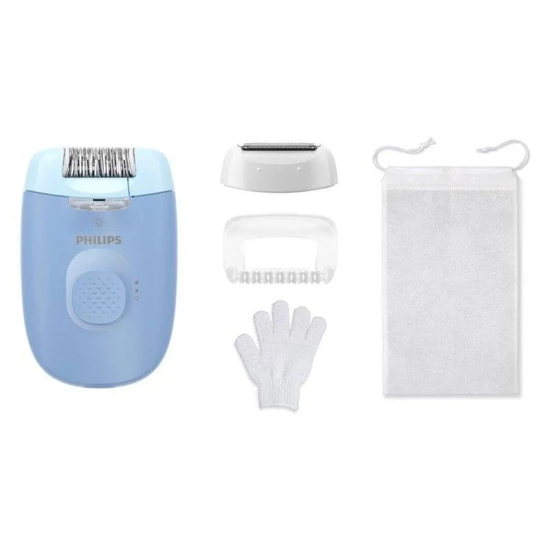 Epilatore Philips Series 4000 BRE247/00 con Cavo Luce Precisione