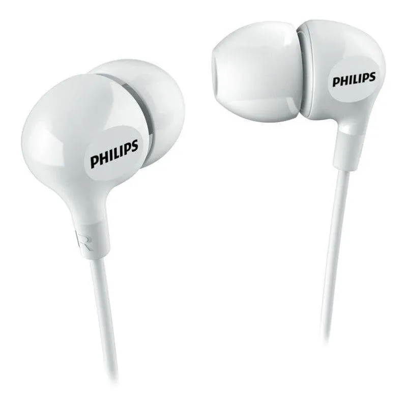 Auricolari Philips SHE3550WT con filo Jack 3.5 mm in-ear, bassi potenti, bianchi