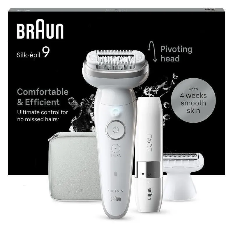 Epilatore Braun Silk-épil 9 9-341 senza Fili 1 Testina Wet & Dry