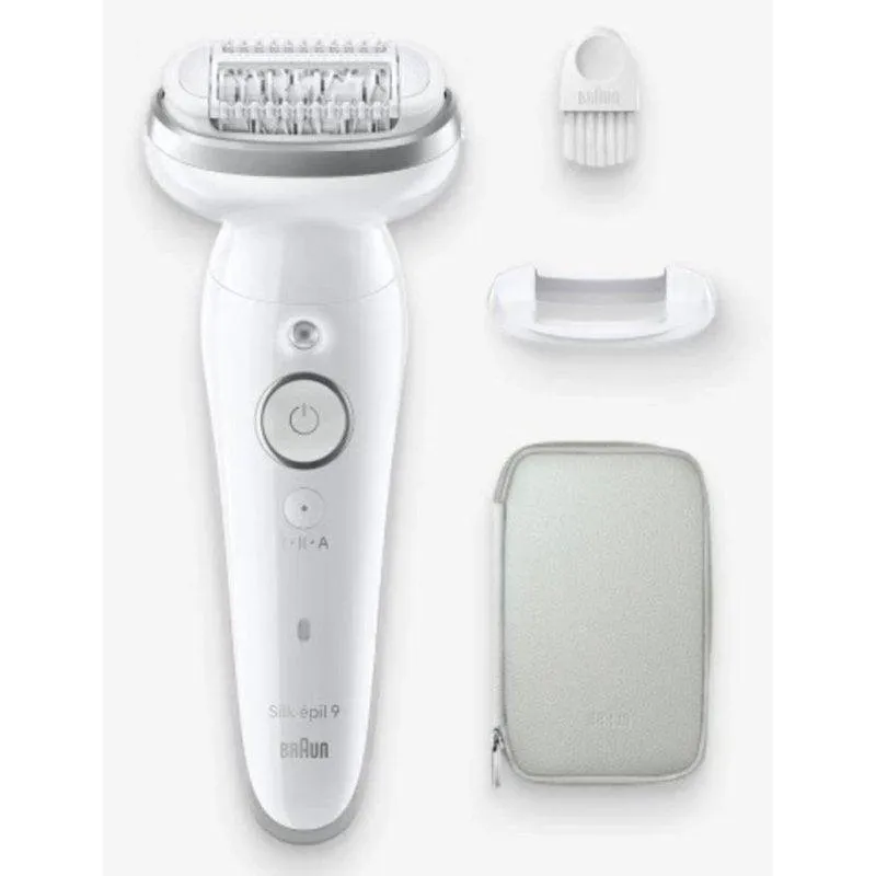 Epilatore Braun Silk-épil 9 BR2-225328 Senza Fili 40 Pinzette Wet & Dry