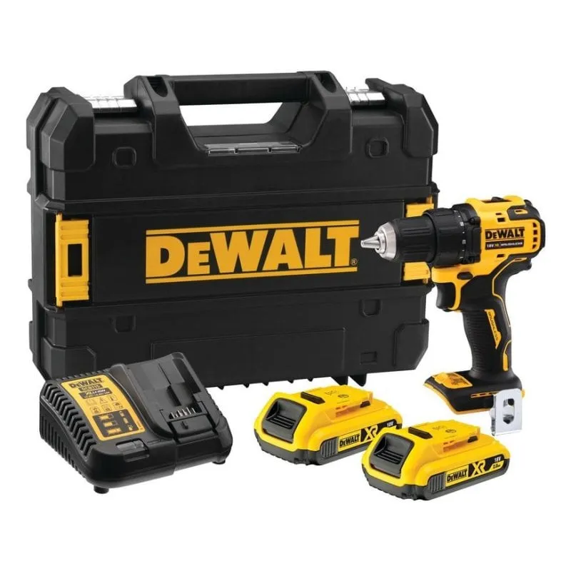 Avvitatore elettrico DEWALT DCD708D2T-QW 18V 2Ah brushless 65 Nm LED