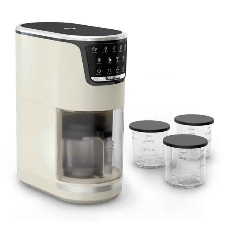 Heladora Moulinex Dolci MJ602AF0 1,4 L 600W 3 tazze Touch Bianco