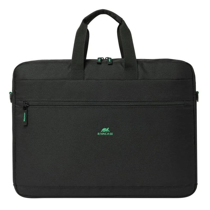 Borsa per portatile Rivacase Gremio 17.3" poliestere riciclato nera impermeabile