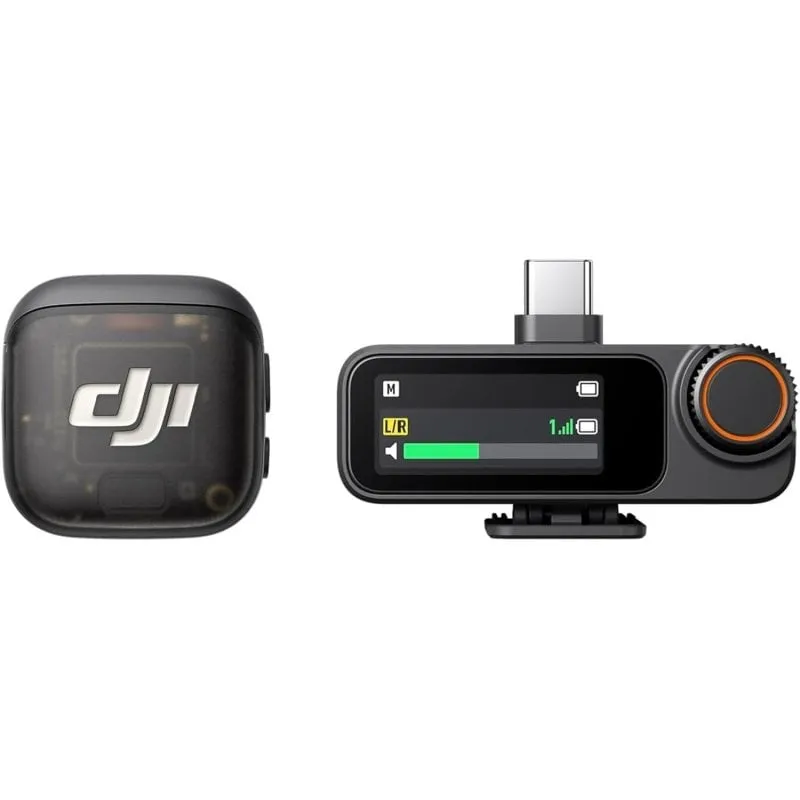 Microfono DJI Mic 3 wireless USB omnidirezionale con cancellazione rumore