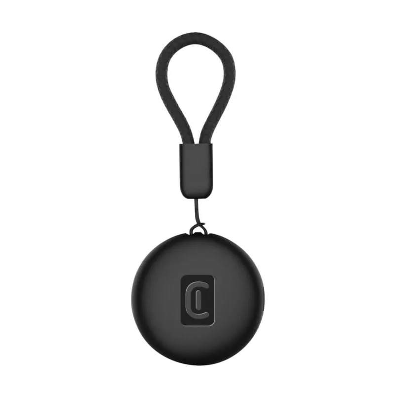 Localizzatore Cellularline Tracy Tag Compatibile Find My Apple Bluetooth IP65 Nero