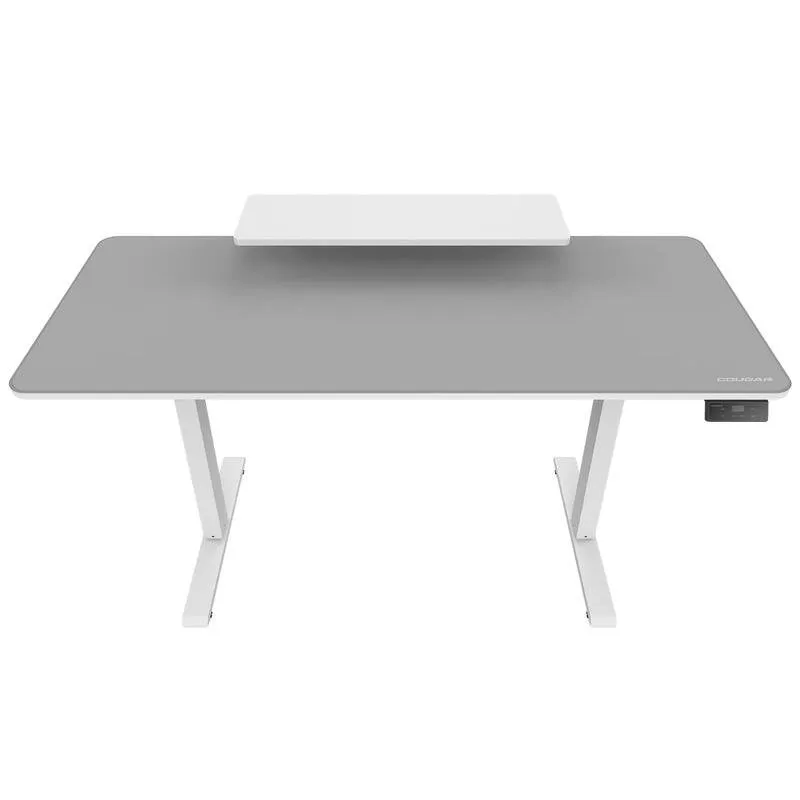 Mesa Gaming Cougar 120cm MDF Bianco Regolazione Elettrica Ergonomica