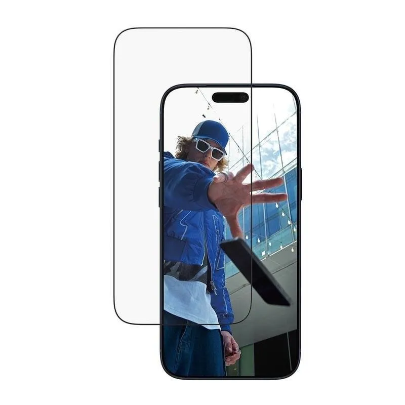 Protettore schermo PanzerGlass iPhone 17 Pro Max ultra-resistente e facile applicazione