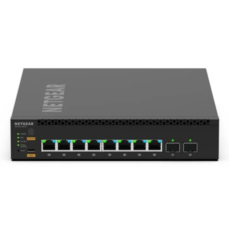 Switch Netgear MSM4310 Managed 8x2.5G PoE 2xSFP28 Rack 1U ARM 2048MB