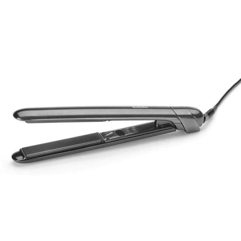 Piastra per Capelli Titanio Ceramica BaByliss Titanium Shine ST620E 230ºC 5 Impostazioni Ionico Spegnimento Automatico Acciaio