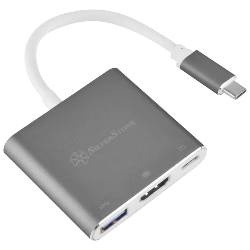 Hub USB tipo C Silvertstone EP08