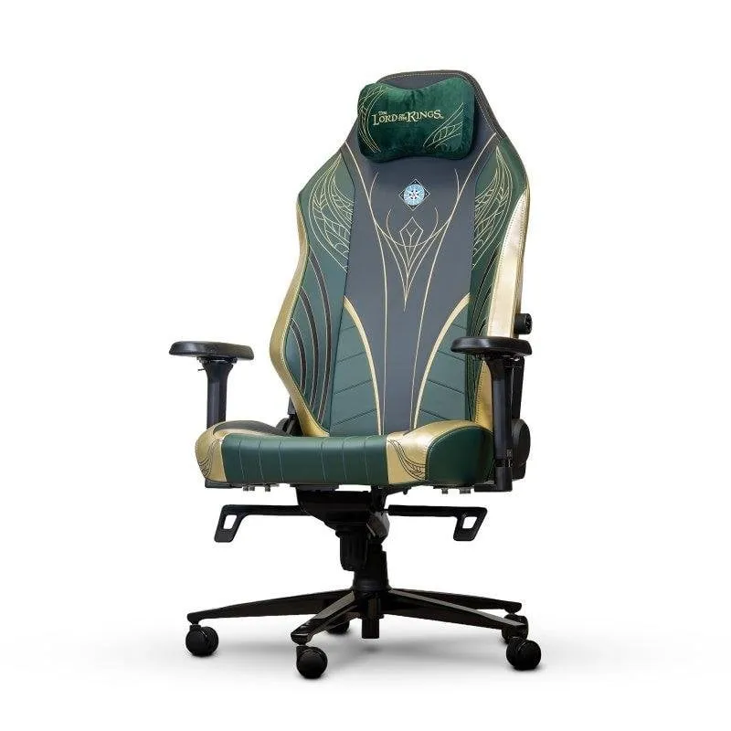 Sedia Gaming Phoenix Monarch LOTR Edizione Rivendell XL Cuoio Napa Terciopelo
