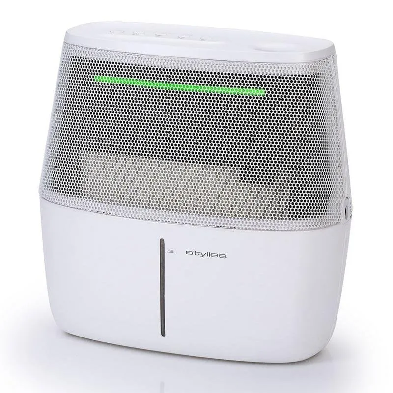 Umidificatore Stylies ALAZE Bianco 3,5W 3 velocità Timer Filtro Aria Silenzioso