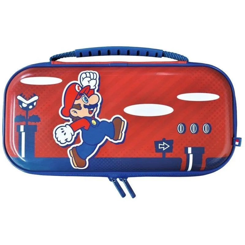 Custodia Switch Hori Vault Case Mario compatibile Switch 2 OLED maniglia 10 giochi