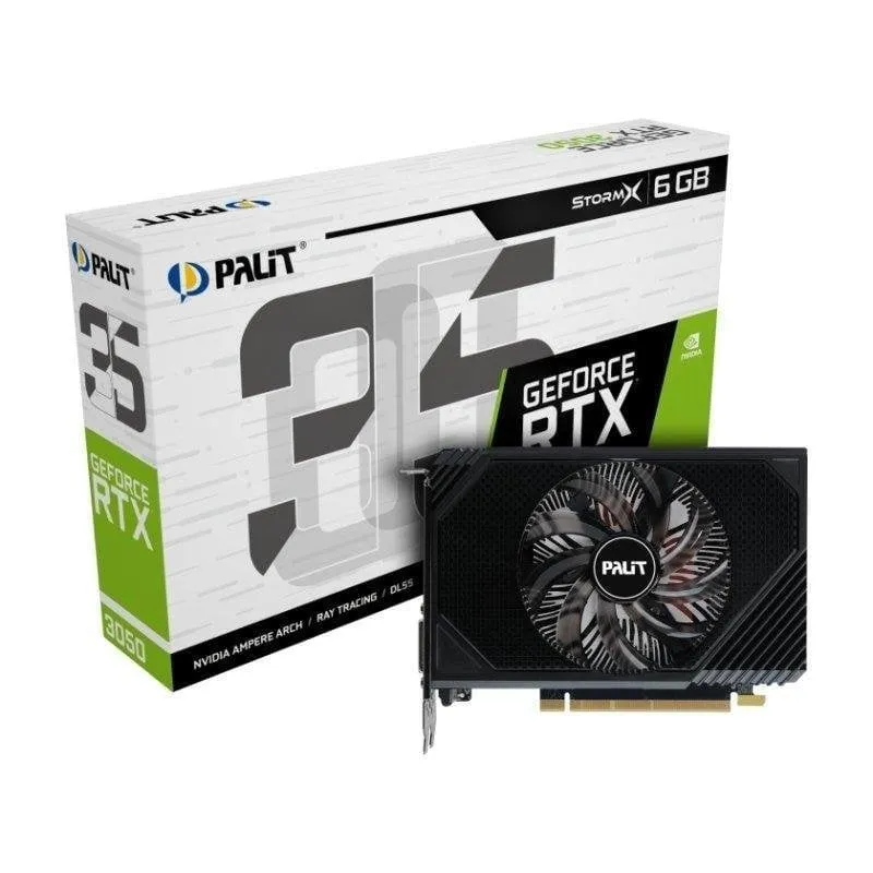 Scheda Grafica Palit GeForce RTX 3050 StormX 6GB GDDR6 Ray Tracing DLSS