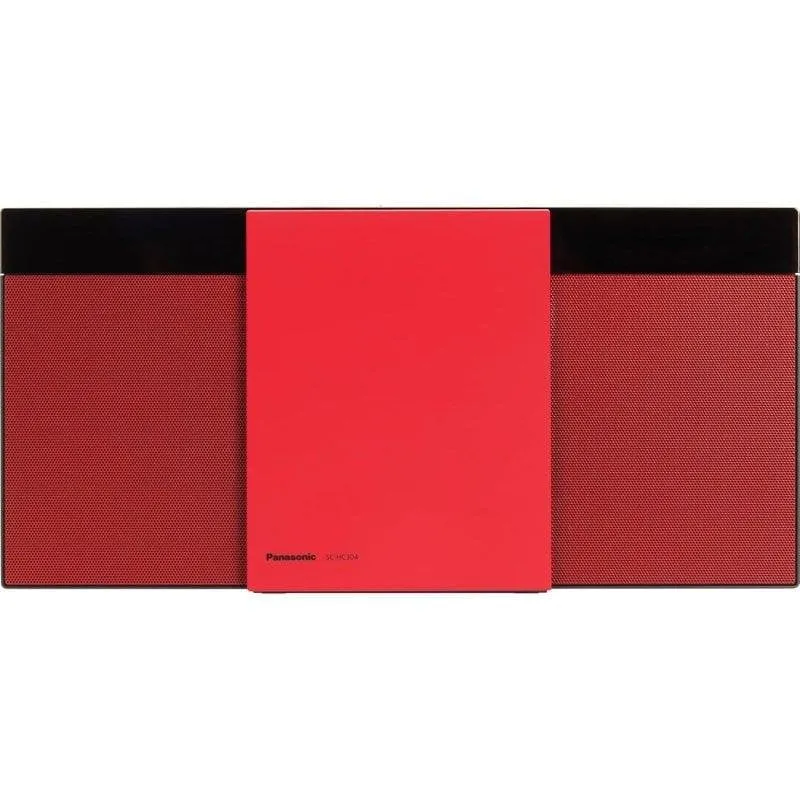 Microcatena Panasonic SC-HC304 20W RMS Bluetooth DAB+ FM Rosso HiFi
