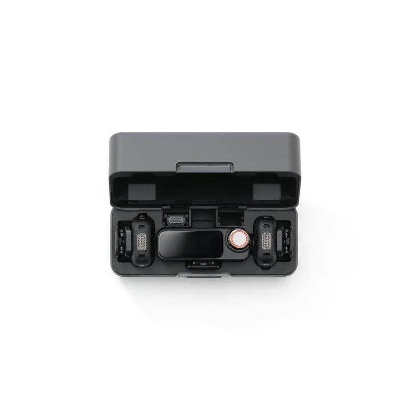 Microfono DJI Mic 3 wireless omnidirezionale con custodia di ricarica