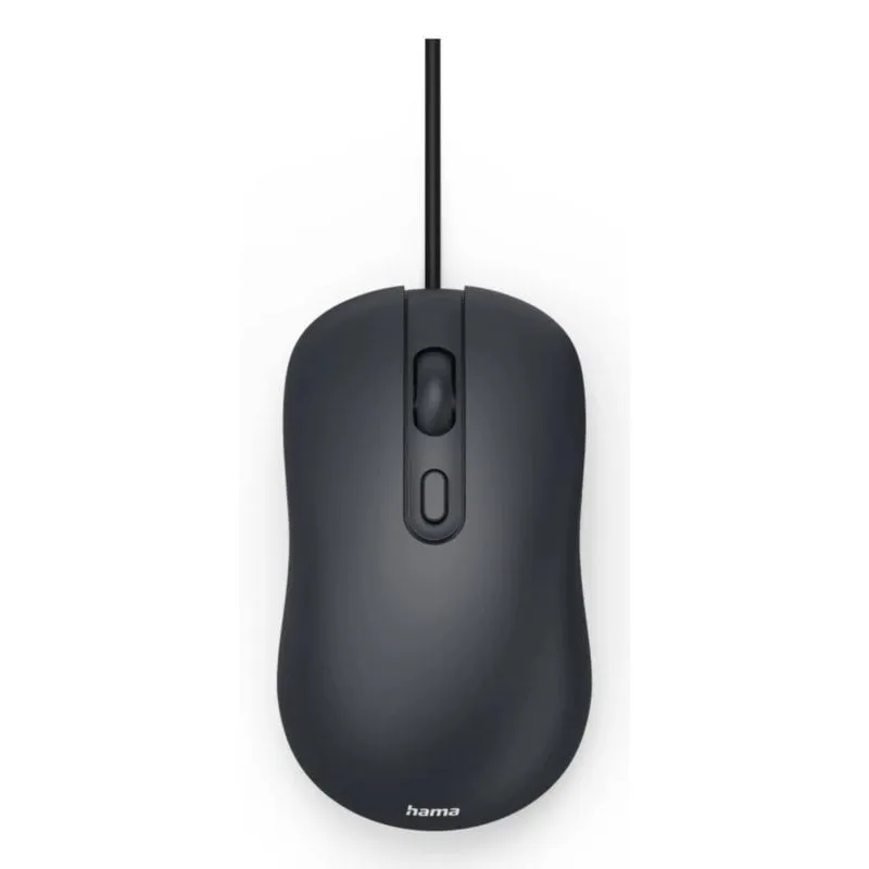 Mouse Hama CM-200 USB 1600 DPI Nero Ambidestro Click Silenzioso