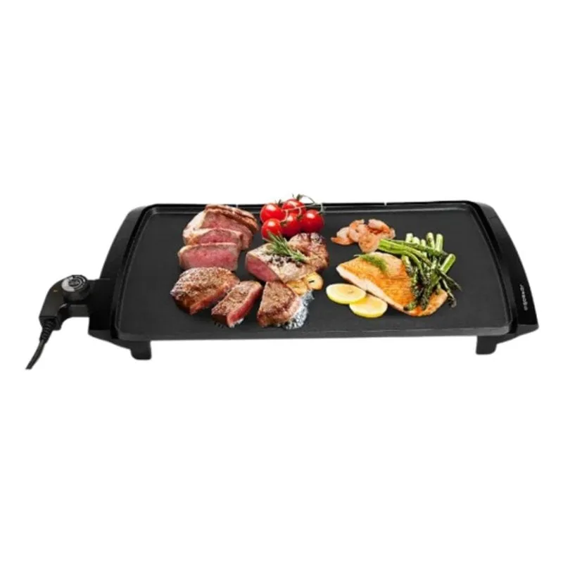 Griglia da Interno Aigostar 8433325200213 Alluminio Nero Superficie 270 x 500 mm 2000W