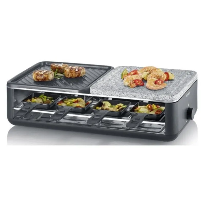 Parrilla da interno Severin RG 2366 1300W 8 persone pietra rivestimento antiaderente