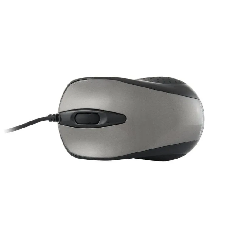 Mouse Modecom MC-M4 USB 800 DPI Nero Grigio Argento Ambidestro Ergonomico