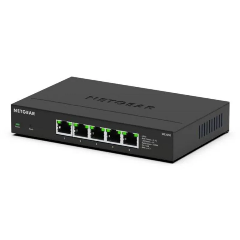 Switch NETGEAR MS305E 5 Porte 2.5G Ethernet Full Duplex Montaggio a Parete