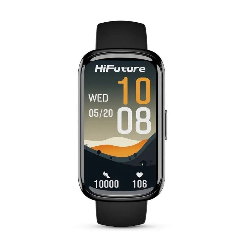 HiFuture EVO 2 Bluetooth 1.47" IPS Nero IP68 SpO2 Cardiofrequenzimetro Multisport