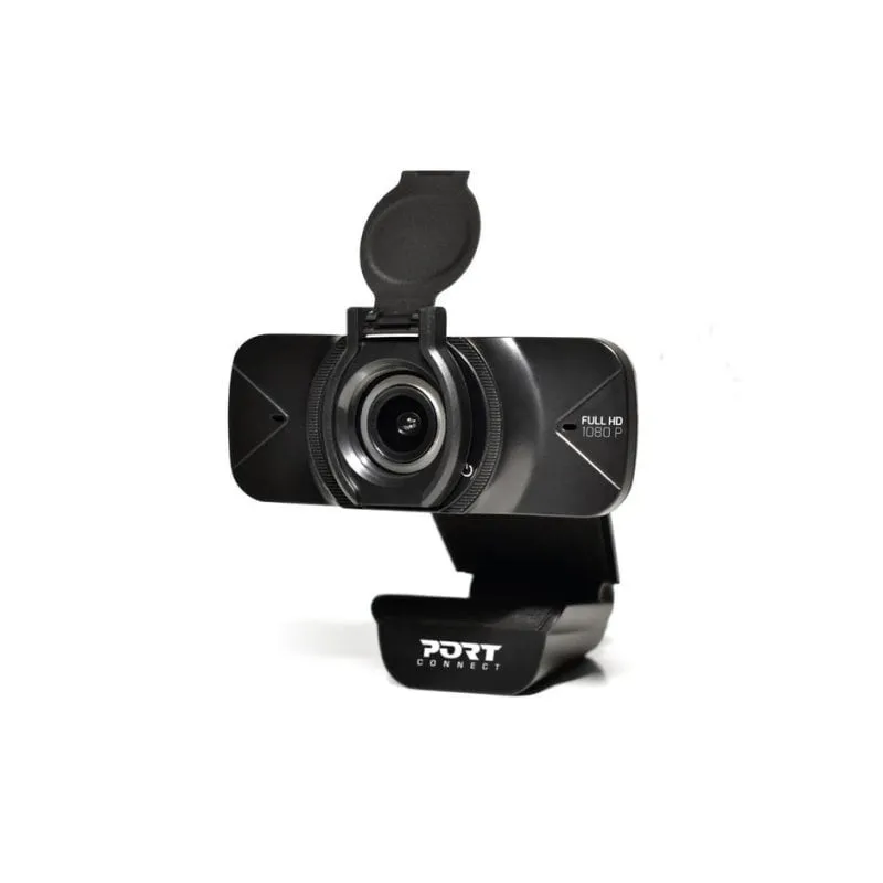 Webcam Port Designs 900078 Full HD 2MP Autofocus USB Clip Microfono