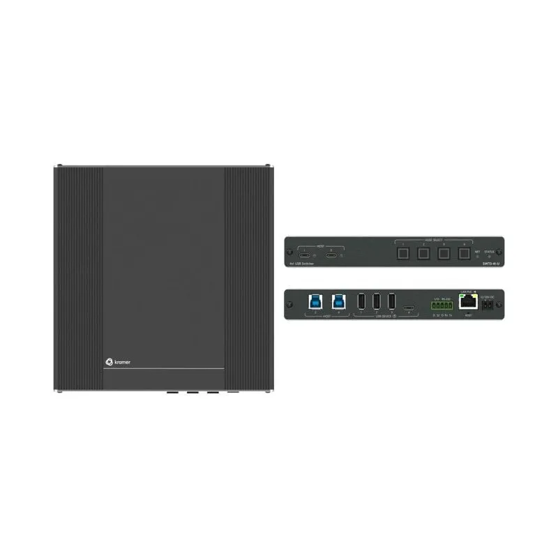 Switch dati KRAMER ELECTRONICS SWT3-41-U 10 Gbit/s 3x USB-A 2x USB-B 2x USB-C