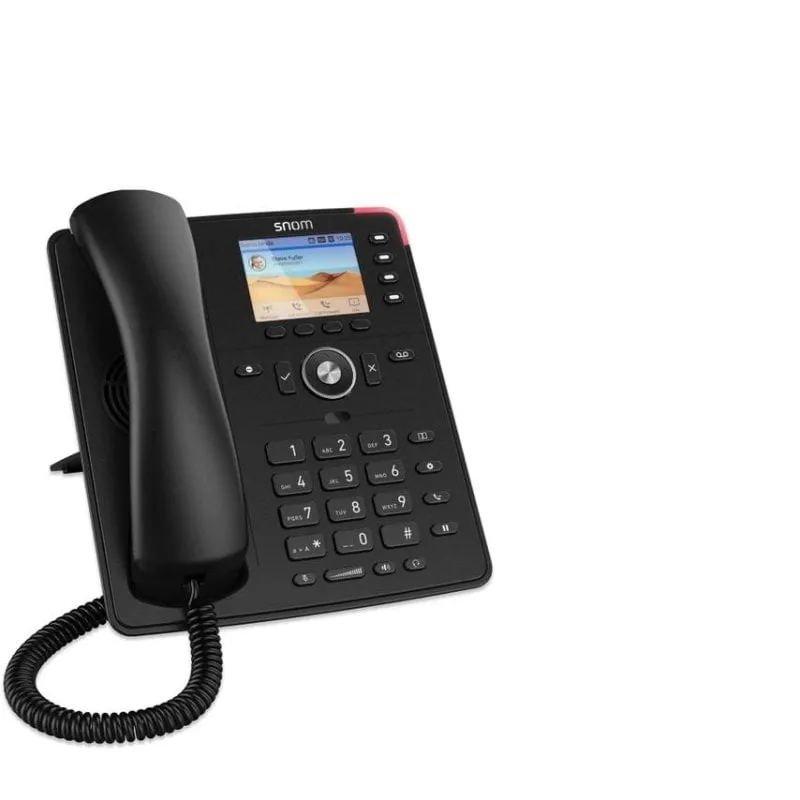 Telefono IP SNOM D713 Display TFT Gigabit Ethernet PoE Vivavoce Nero