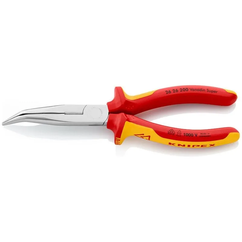 Alicate KNIPEX KP-2626200 acciaio isolato 200 mm VDE rosso giallo