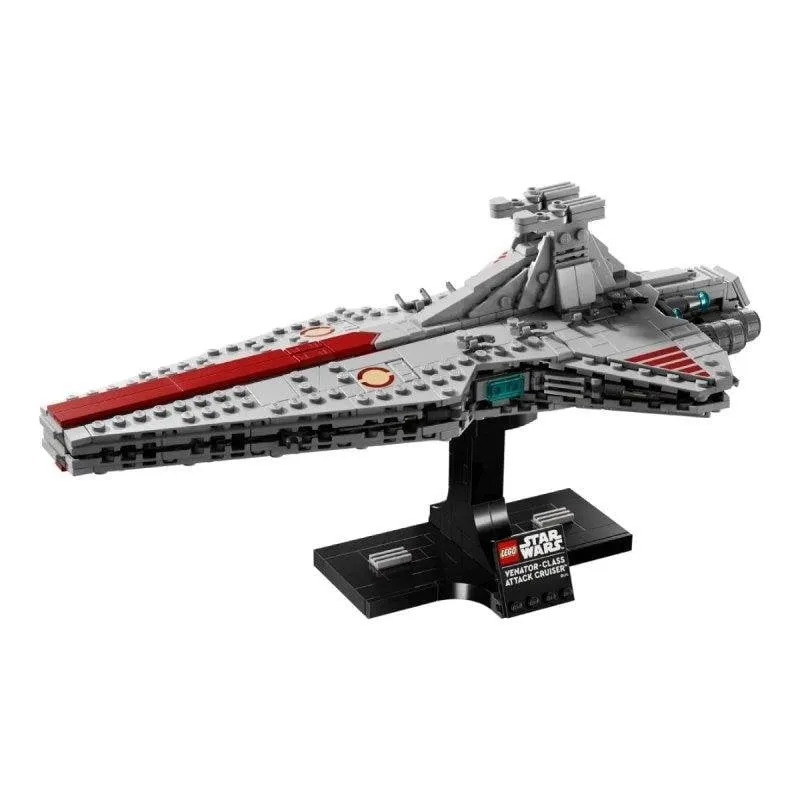 Set da costruzione LEGO Star Wars 75441 Venator Attack Cruiser dettagliato
