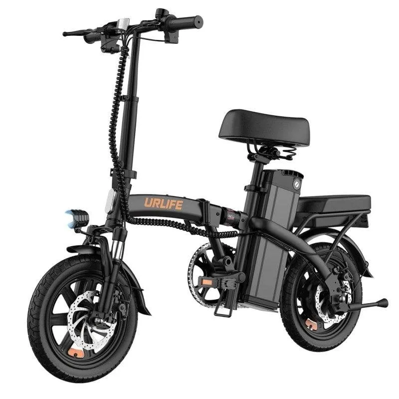 Bicicletta elettrica URLIFE F1L motore 350W batteria 48V 7.5Ah 14 pollici