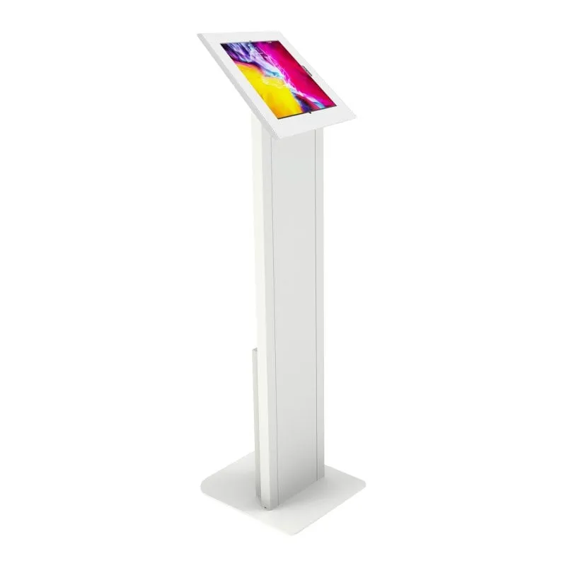 Supporto da pavimento universale Kimex per tablet Apple e Samsung da 10,9'' a 11'', bianco