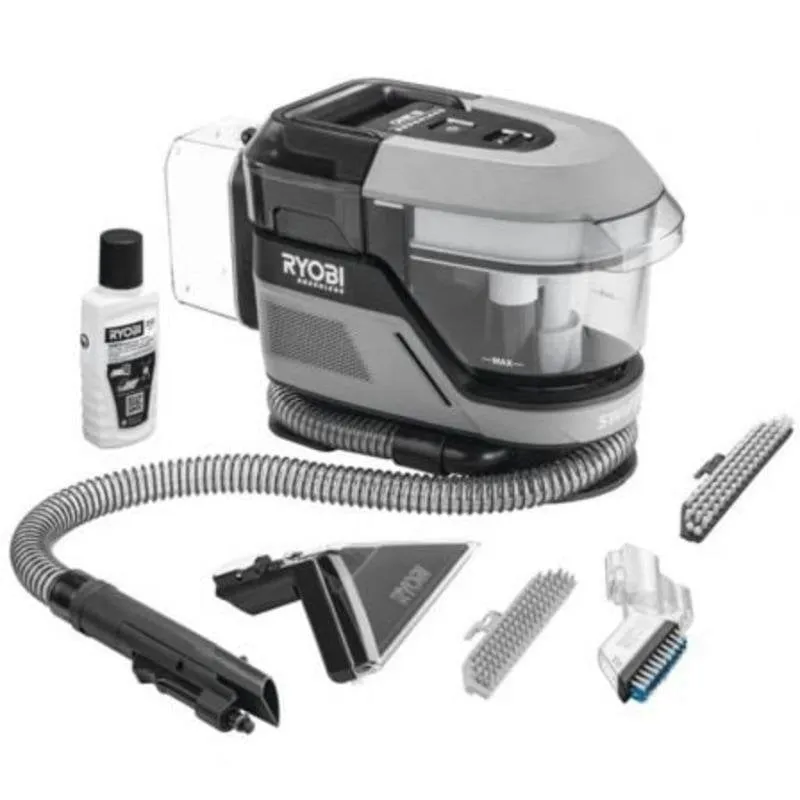 Aspirapolvere Lavatapetti Ryobi Swift Clean 18V ONE+ 70W 15min Serbatoio doppio Accessori
