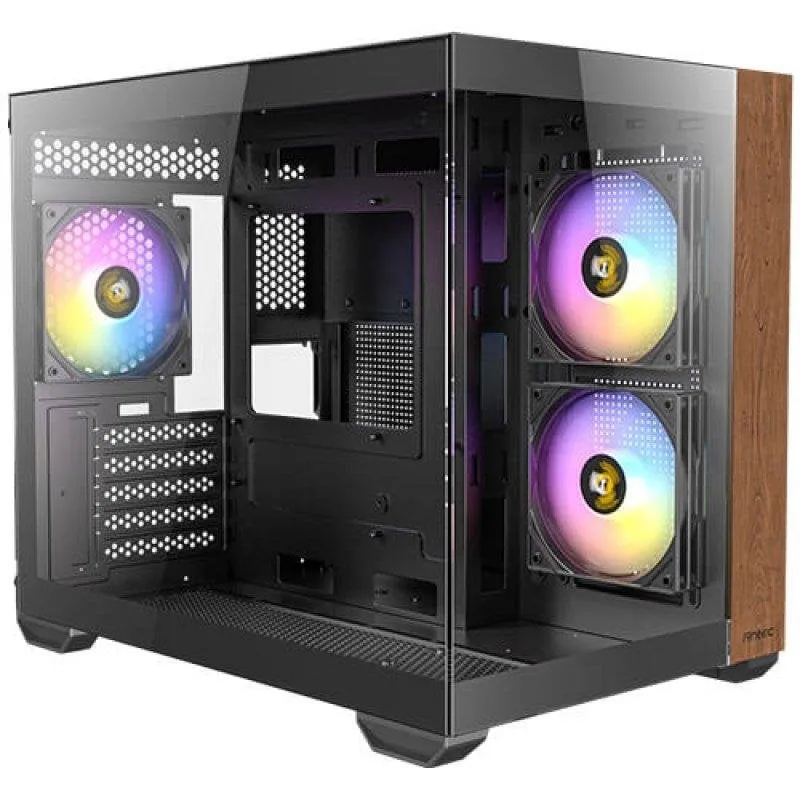 Case Antec CX600M Midi Tower ARGB Vetro Temperato Acciaio Legno Gaming