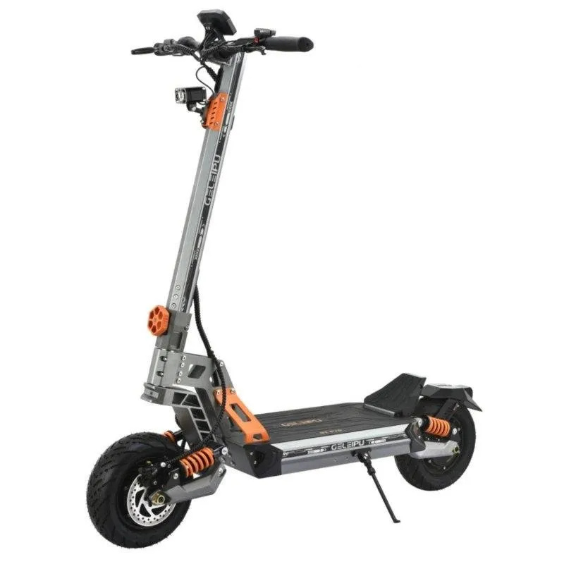 Monopattino elettrico GELIEPU Gt Evo 1600W x2 Autonomia 95km Ruote 11 pollici Freni idraulici Grigio