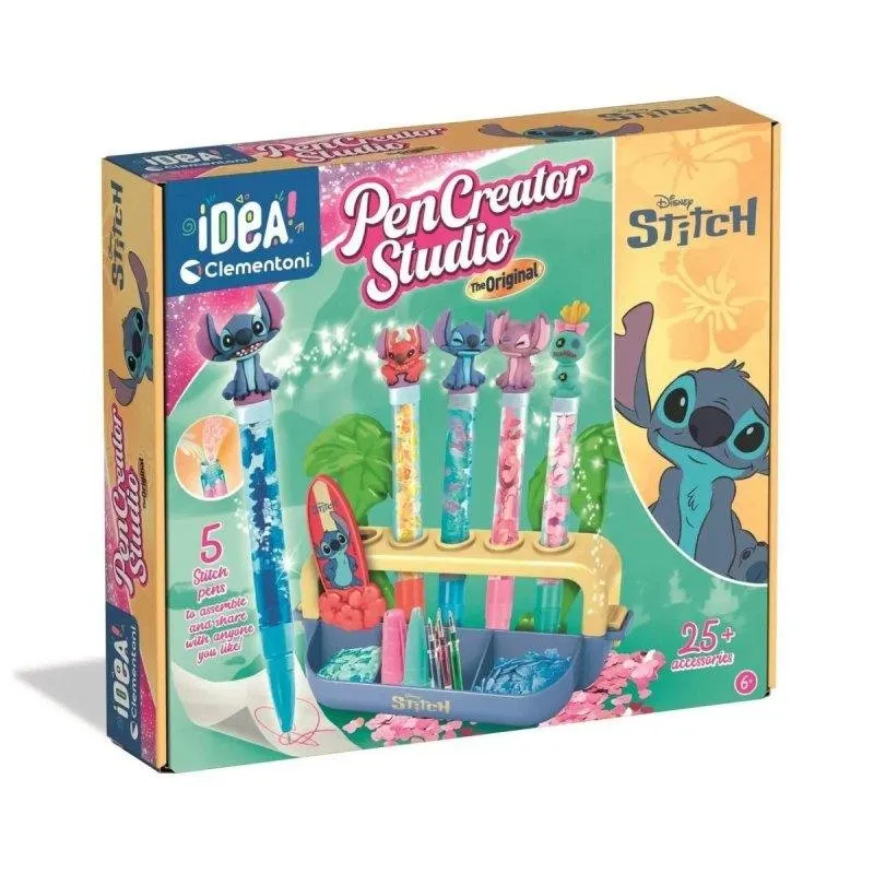 Set Creativo Clementoni IDEA Pen Lab Disney Stitch Multicolore Personalizzabile