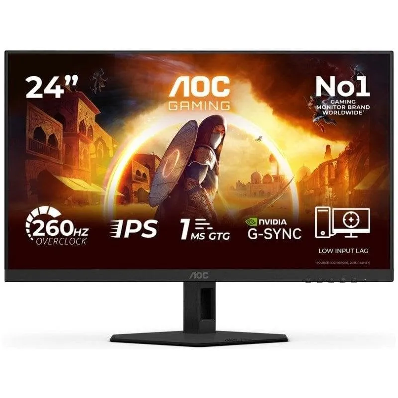 Monitor PC AOC 24G4ZRE 23,8" Full HD 260Hz Fast IPS HDR10 0,3ms VESA