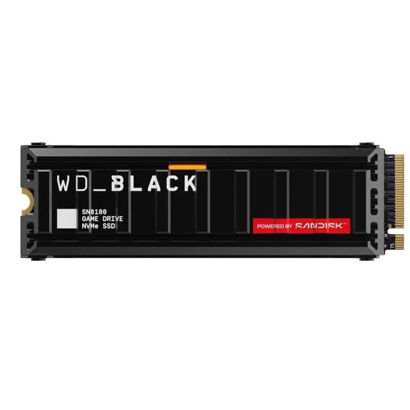 Disco Duro WD Black SN8100 2TB SSD M.2 PCIe 5.0 14900MB/s Crittografia