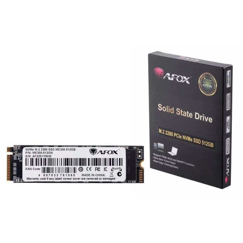 Disco Duro Grafoplás ME300-512GN 512GB SSD M.2 NVMe PCIe 3.0 2000MB/s