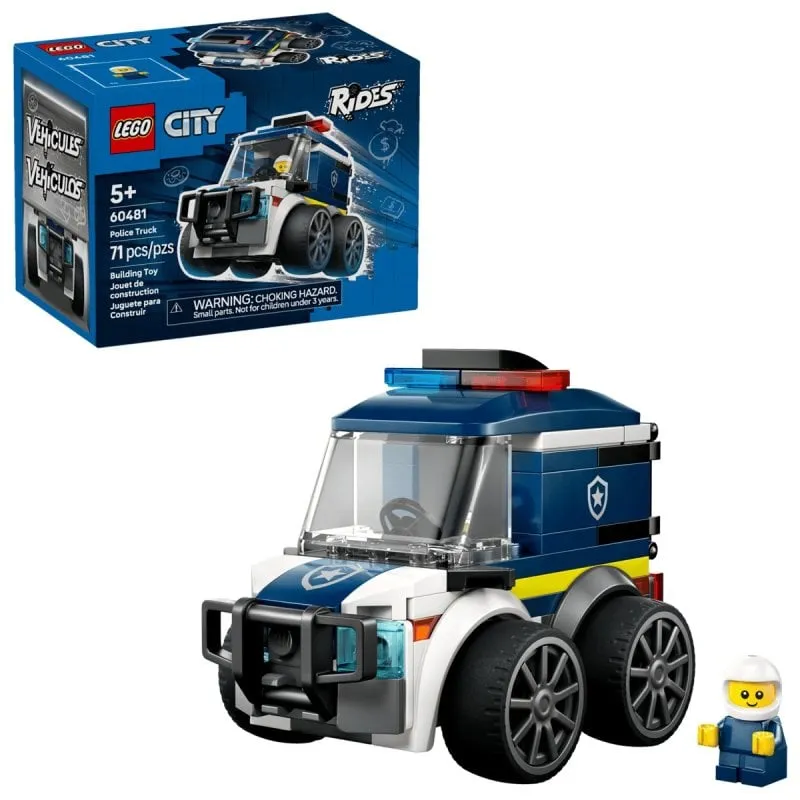 LEGO City Camiao Da Policia 60481 1 minifigure